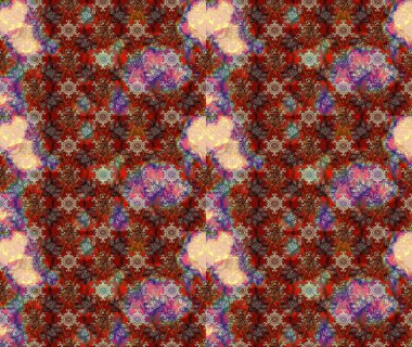 Kızılderili desenli desenli desenli şal deseni. Etnik Mandala süsü. Raster Henna dövme stili. Tekstil, tebrik kartı, boyama kitabı, telefon kılıfı baskısı için kullanılabilir.