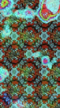 Çizim raster deseni. Güzel kumaş deseni. Çiçek arka planı.