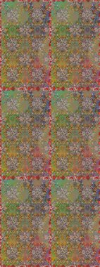 Güzel kumaş deseni. Doodle çiçekler ve dalları, otlar ve çiçekler. Raster Illustration. El çizilmiş.