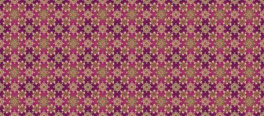 Geleneksel oryantasyon süsü. Klasik klasik klasik arka plan. Altın desenli mor, bej ve kahverengi renkler ve altın elementler. Kusursuz klasik raster altın desenli.