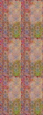 Çiçek kompozisyonu, el boyası, hassas şablon. Sevgililer günü ve tebrik kartı konsepti için şık bir davetiye. Kahverengi renkte manzaralı çiçek deseni. Üst görünüm, yumuşak biçim.