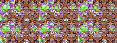 Flowers on neutral and brown colors. Sketch pattern with flowers. Hand drawn. Watercolor illustration.