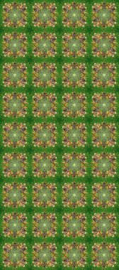 Raster altın pürüzsüz desen. Kusursuz altın desenli bukleler. Doğu tarzı arabesk tarzında altın elementler. Yeşil, kahverengi ve nötr renklerde pürüzsüz desen.