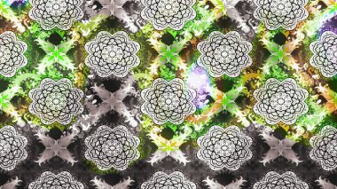 Çiçek desenli eskiz. Düz Çiçek Elementleri Tasarım Raster illüstrasyonu. Renkli Bahar Teması eskiz kalıbı. Gri ve nötr renkte çiçekler.