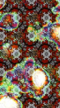 Küçük çiçekte güzel bir çiçek deseni var. Çiçekli çiçek deseni, suluboya. Raster deseni.