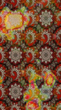 Suluboya çizim kalıbı. Çiçek izi. Suluboya tarzında kahverengi ve bej renkte çiçekler.