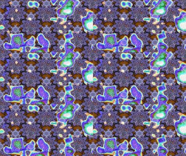 Mor renkli çiçekler. Sevimli çiçek raster deseni. Düz Çiçek Elementleri Tasarımı. Renkli Yaz Teması çizim şablonu.