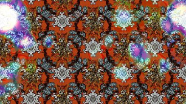 Çiçekli, yapraklı, çiçek desenli eskiz. El çizimi. Raster illüstrasyonu.