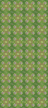 Barok tarzında kusursuz bir doğulu süsü. Geleneksel klasik altın sarısı desenli yeşil, bej ve nötr altın elementli.