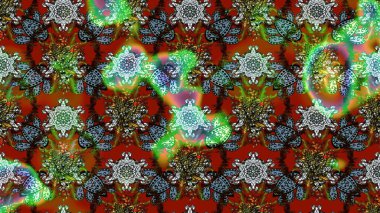 Colour Summer Theme sketch pattern Background. Flat Flower Elements Design. Trendy sketch Floral Pattern In Raster illustration. Beautiful fabric pattern.