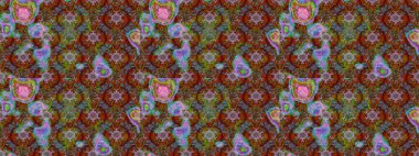 Yumuşak, yaz çiçekli arka plan. Kahverengi ve yeşil renkli çiçekler. Raster çiçek desenli ve çiçekli..