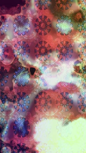 Raster illüstrasyonundaki çiçek desenli çizim. Renkli Bahar Teması eskiz kalıbı. Düz Çiçek Elementleri Tasarımı. Süslü kumaş deseni.