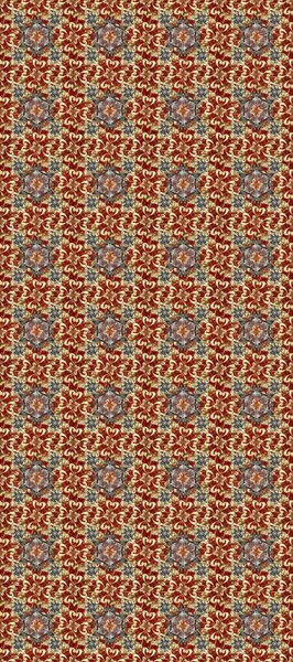 Kusursuz soyut bir arkaplan. Raster illüstrasyonu. Oriental raster klasik bej, kahverengi, kırmızı ve altın desenli.