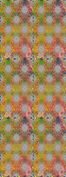 Düz Çiçek Elementleri Tasarımı. Renkli Bahar Temalı Kusursuz Arkaplan. Raster illüstrasyonunda kusursuz çiçek deseni. Gri renkli çiçekler.