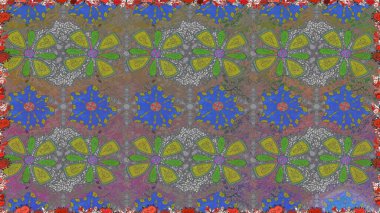 Modaya uygun kumaş deseni. Küçük çiçekteki sevimli çiçek deseni. Kusursuz Tony kumaş deseni. Raster illüstrasyonu.