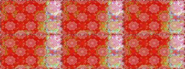 Parlak elementlerin. Çizim çiçek deseni duvar kağıdı, web sitesi arka planı, ambalaj kağıdı, davetiye, broşür, afiş veya web sitesi için kullanılabilir. El çizimi Raster illüstrasyonu.