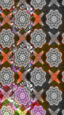 Tekstil, kumaş, kapaklar, duvar kağıtları, baskı, naylon, koleksiyon defteri, örgü, dekupaj için güzel bir eskiz. Küçük gri çiçeklerle oldukça eski bir besin torbası deseni.