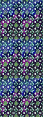 Sevimli çiçek raster deseni. Düz Çiçek Elementleri Tasarımı. Modaya uygun kumaş deseni. Renkli Yaz Teması çizim şablonu.