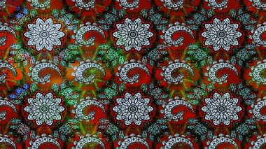 Raster illüstrasyonu. Şatafatlı bahar bahçesi dokusu. Çiçek deseni. Çiçek çizimi arkaplanı.