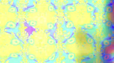 Renkli unsurlarla hareketli arka plan görüntüleri. Çiçekler. Eski model. Bayrak tarzı. Video kaydı. Şablon. Döngü. Kusursuz..