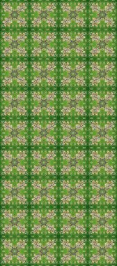 Süslü raster dekorasyonu. Barok tarzında duvar kağıdı tasarımı için kusursuz damaske deseni arkaplanı. Altın desenli yeşil, bej ve nötr altın elementlerle.