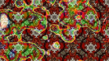 Kahverengi ve kırmızı renkte çiçekler. Renkli kahverengi ve kırmızı çizim kalıpları. Tekstil ve kapak tasarımı için mükemmel. Doodle tarzı. Elle çizilmiş sonbahar çiçeği deseni..