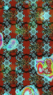 Raster Henna tarzı. Sınır Kızılderili çiçekli paisley patten. Etnik Mandala havlusu. Tebrik kartı geçmişi, boyama kitabı, arkaplan ve tekstil için kullanılabilir. Taslak süsleme izi.