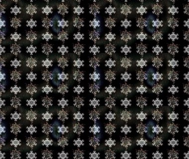 Raster illüstrasyonu. Siyah renkli çiçekler. Çizim çiçek deseni duvar kağıdı için kullanılabilir.