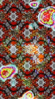 Tekstil veya kitap kapakları, imalat, duvar kağıtları, baskı, hediye paketi ve yapıştırma kitabı için çiçek eskizi geçmişi. Raster illüstrasyonu. Küçük ölçekli çiçeklerdeki basit sevimli desen.