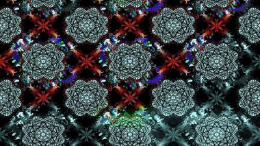 Çizim kalıbı. Organik motif arka planı. Ultraviyole kumaş deseni. Raster illüstrasyonu.