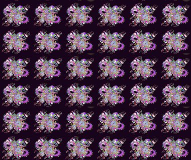 Parlak arkaplanda çiçek kompozisyonu olan suluboya desenleri çiz, ambalajlar, duvar kağıtları, kartpostallar, tebrik kartları, düğün davetiyeleri, romantik etkinlikler vs..