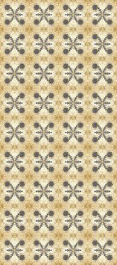 Bej ve nötr renklerde altın elementlerle geleneksel altın raster deseni. Barok tarzında kusursuz bir doğulu süsü..