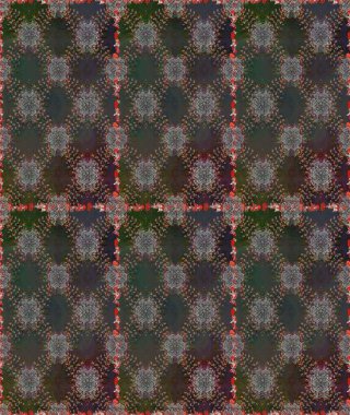 Raster illüstrasyonu. Şatafatlı bahar bahçesi dokusu. Gri ve kahverengi renkli çiçekler. Çiçek deseni. Gri ve kahverengi renklerde desensiz çiçek.