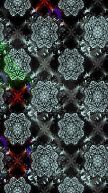 Raster - stok. Eskiz arkaplan modeli. Suluboya, elle çizilmiş. Vadinin çiçekleri siyah renklerde.