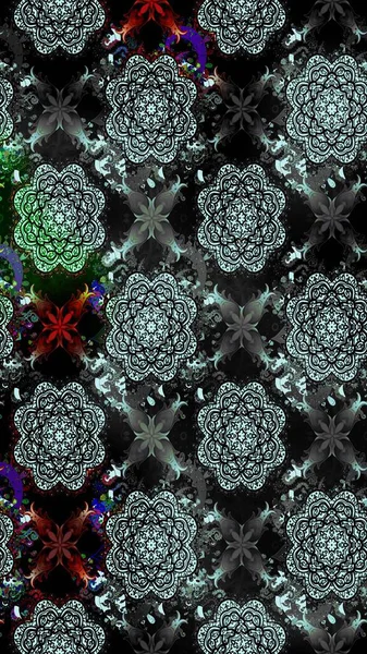 Raster - stok. Eskiz arkaplan modeli. Suluboya, elle çizilmiş. Vadinin çiçekleri siyah renklerde.