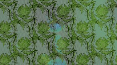 Renkli Bahar Teması eskiz kalıbı. Raster illüstrasyonundaki çiçek desenli çizim. Düz Çiçek Elementleri Tasarımı. Güzel kumaş deseni.