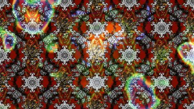 Klasik çiçek tasarımı elementleri. Gri ve kahverengi kıvırcık çiçekler gri ve kahverengi renklerde şekillenir. Raster illüstrasyonu.