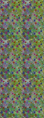 Doğal kozmetik ürünleri, parfüm, çiçekçi dükkanı için bahar ihalesi tasarımı. Yeşil lale çiçekli Raster eskiz deseni. Paket kağıdı için en iyisi. Karşılama ya da düğün geçmişi olarak kullanılabilir.