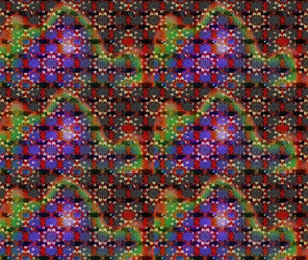 Kahverengi ve kırmızı renkte çiçekler. Raster illüstrasyonu. Çiçek desenli eskiz, vuruşlar, sıçramalar, yaz çiçekleri..