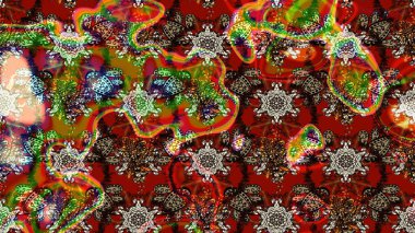 Tekstil, kumaş, kapaklar, duvar kağıtları, baskı, naylon, koleksiyon defteri, örgü, dekupaj için güzel bir eskiz. Küçük kahverengi ve kırmızı çiçeklerle oldukça kaliteli besin torbası deseni.