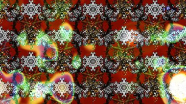 Raster çiçek desenleri çiziyor. Vadinin çiçekleri kahverengi ve gri renklerde.