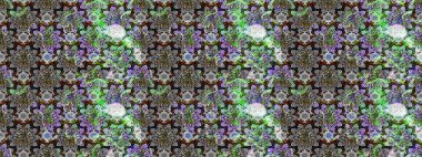 Raster şirin suluboya çiçek desenleri çiziyor. Büyük bir çiçek boyası seti. Kartlar, davetiyeler, tarih kartları ve daha fazlası için kullanılabilir.