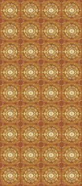 Noel, kar tanesi, yeni yıl 2019. Kahverengi ve bej renkler altın elemanları ile Dikişsiz vintage desen.