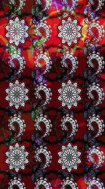 El çizimi Raster çizimi. Karalama elementleri. Çizim çiçek deseni duvar kağıdı, web sitesi arkaplanı, paket kağıdı, davetiye, broşür, pankart veya web sitesi için kullanılabilir.