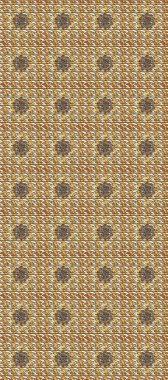 Noel, kar tanesi, yeni yıl 2019. Kahverengi, bej ve beyaz renklerde, altın elementlerle kusursuz klasik desen.