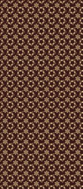 Tekrarlayan elementlerle soyut arkaplan oluşturun. Kusursuz damaske klasik altın desen. Kahverengi, bej ve nötr renklerde altın rengi ve altın elementler. Raster illüstrasyonu.