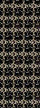 Çiçek deseni duvar kağıdı, desen dolguları ve web sayfası arka planı için kullanılabilir. Şekil verilmiş çiçeklerle eskiz deseni. Süslü zentangle çizim dokusu, soyut çiçeklerle süslenmiş..