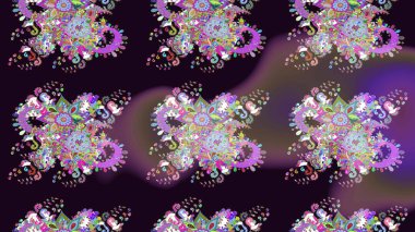 Suluboya resim taklit Raster çizimi. Klasik çiçekler. Yaz çiçekleri teması. Siyah renkler. El çizimi soyut süslü elementler.