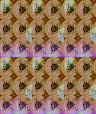 Modern çiçek arkaplanı. Parlak renkli çiçekleri ve kahverengi renkli yaprakları olan harika bir çiçek deseni. Moda baskıları için zarif bir şablon. Halk stili.