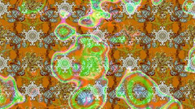 Fantezi çiçekli eskiz deseni, doğal duvar kağıdı, çiçek desenli kıvrım çizimi. Paisley el çizimi elementler. Ev dekoru.